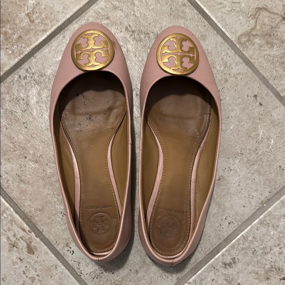 Tory Burch Pink Ballet Flats